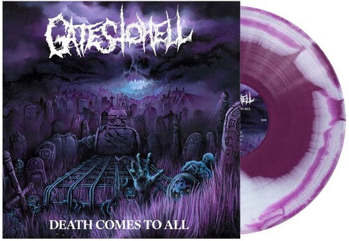 Gates to Hell: Death Comes to All - Purple/White Swirl