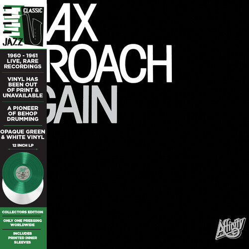 Max Roach: Again - Opaque Green & White