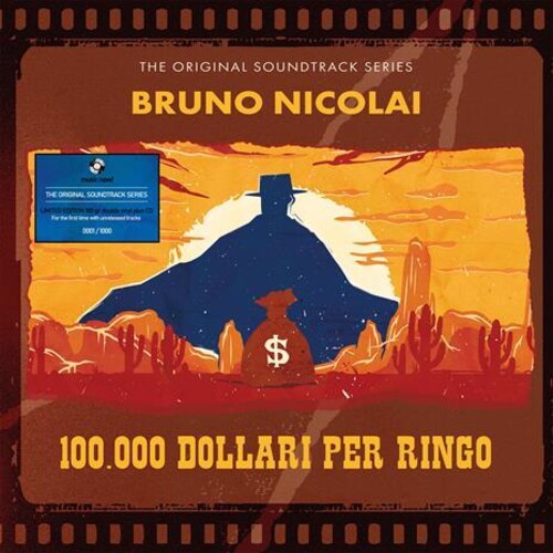 Bruno Nicolai: 100000 Dollari Per Ringo (Original Soundtrack) - Limited 180-Gram Transparent Orange Colored Vinyl with CD