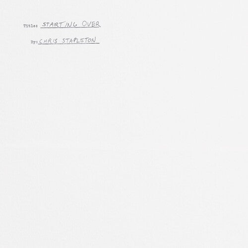 Chris Stapleton: Starting Over