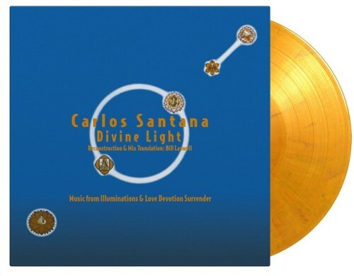 Carlos Santana: Divine Light: Reconstruction & Mix Translation By Bill Laswell - Limited Gatefold 180-Gram Yellow, Red & Black Marble Colored Vinyl